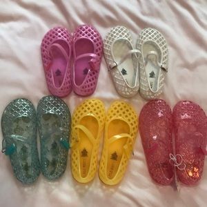 Old Navy and Children’s Place jelly shoes LOT 5